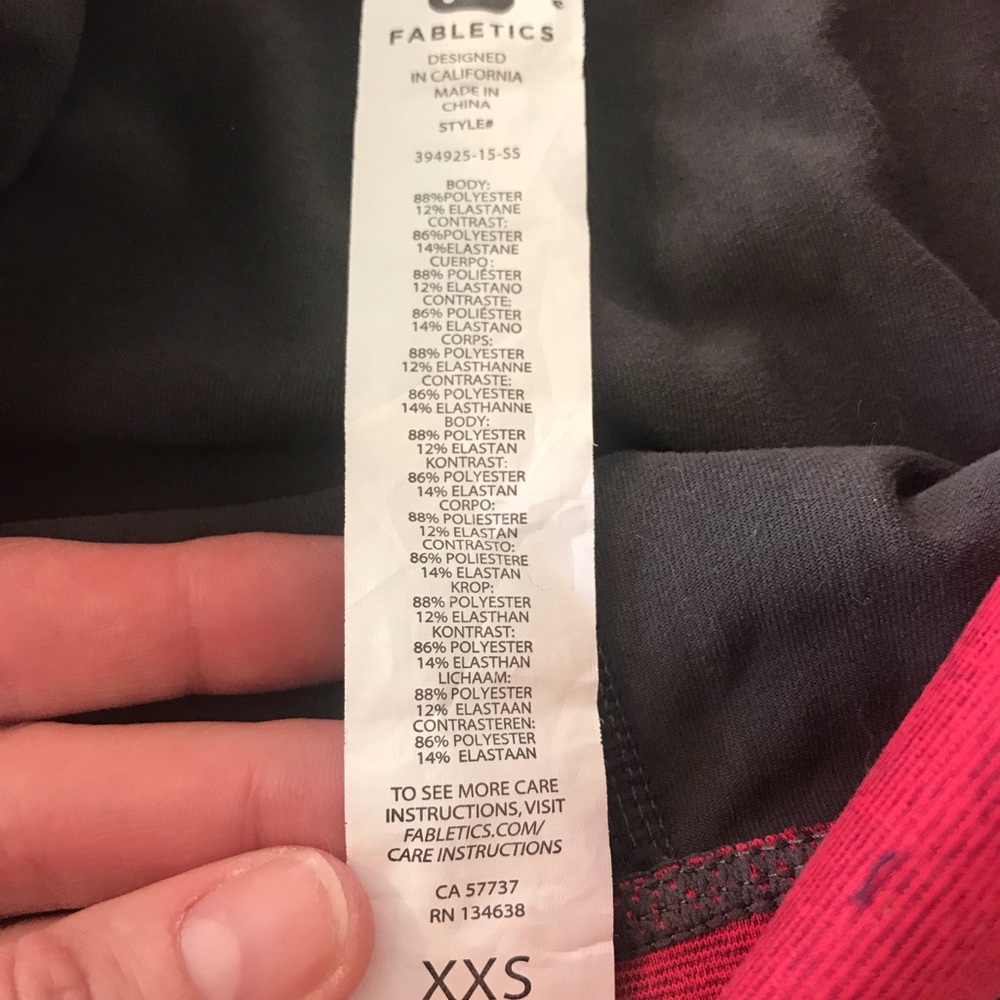 Fabletics Cropped Leggings - Picture 4 of 4